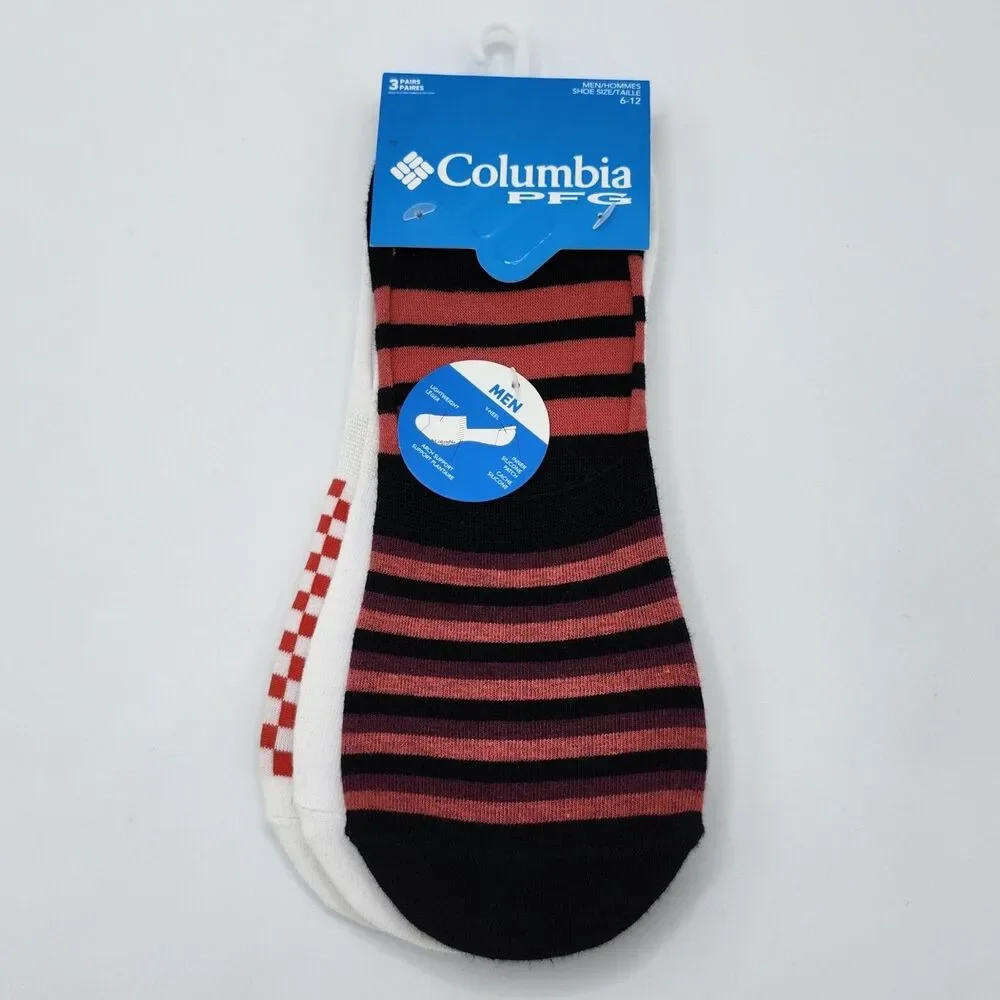 Columbia PFG - Men's 3 Pairs Socks (Fits Size 6-12)